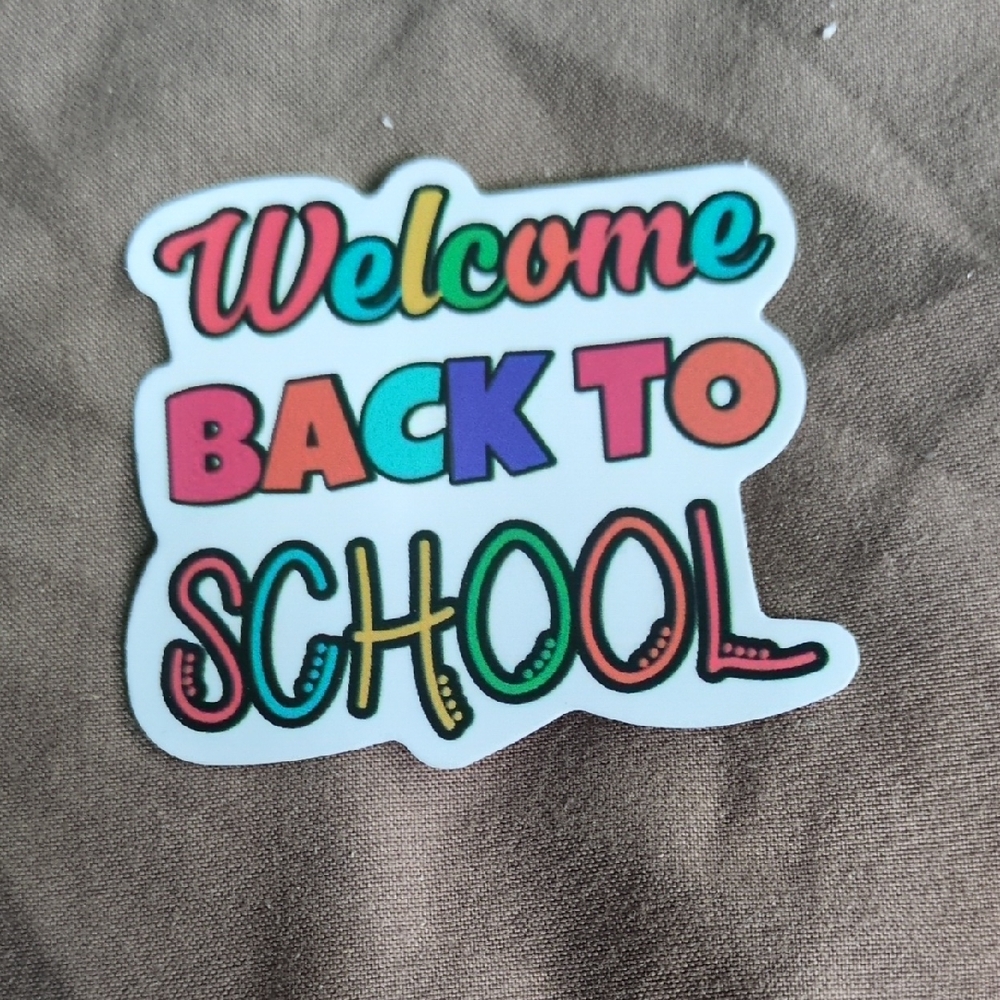 Colorful Welcome Back to School Sticker 🔥🔥🔥20/$10, Bundle And Save